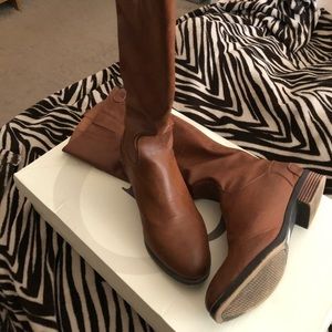 Cognac Boots - Great used condition! With box!